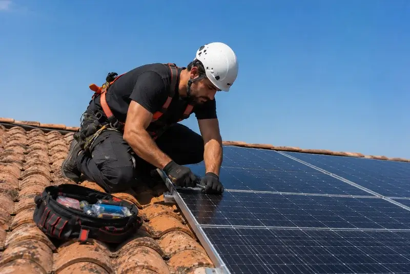 Maintenance et monitoring de panneaux solaires à Seyssuel
