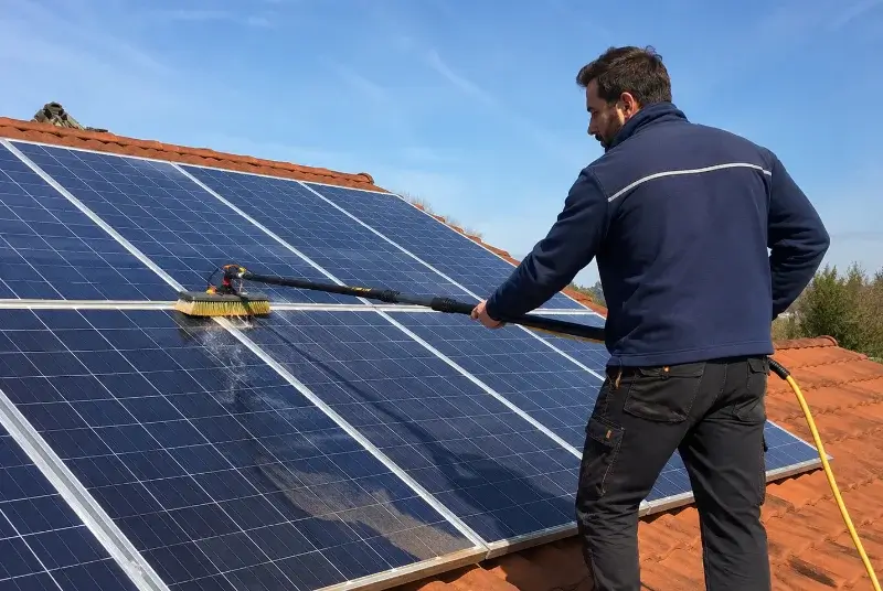 Nettoyage et entretien de panneaux solaires à Seyssuel